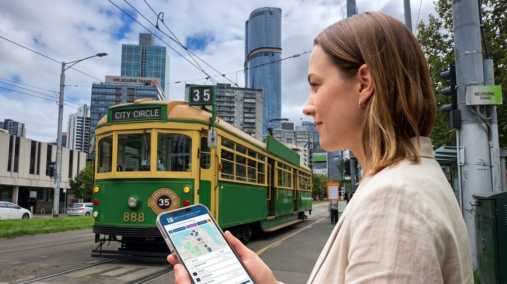 Melbourne City Circle tram 35 in the city centre - GPS audio guide